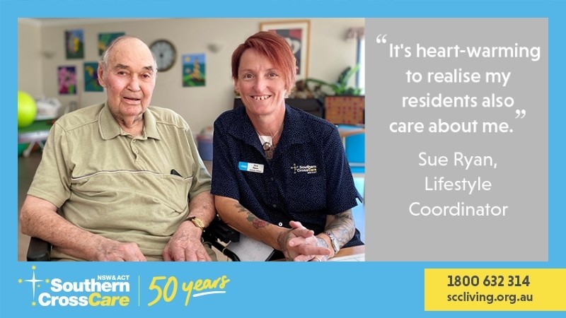 Sue is bringing smiles to Leeton residents