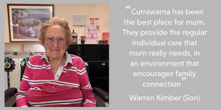 Gwen benefits from her aged care home Gwen benefits from her aged care home