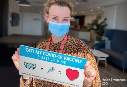 Supporting residents’ wellbeing and our staff vaccination status Supporting residents’ wellbeing and our staff vaccination status